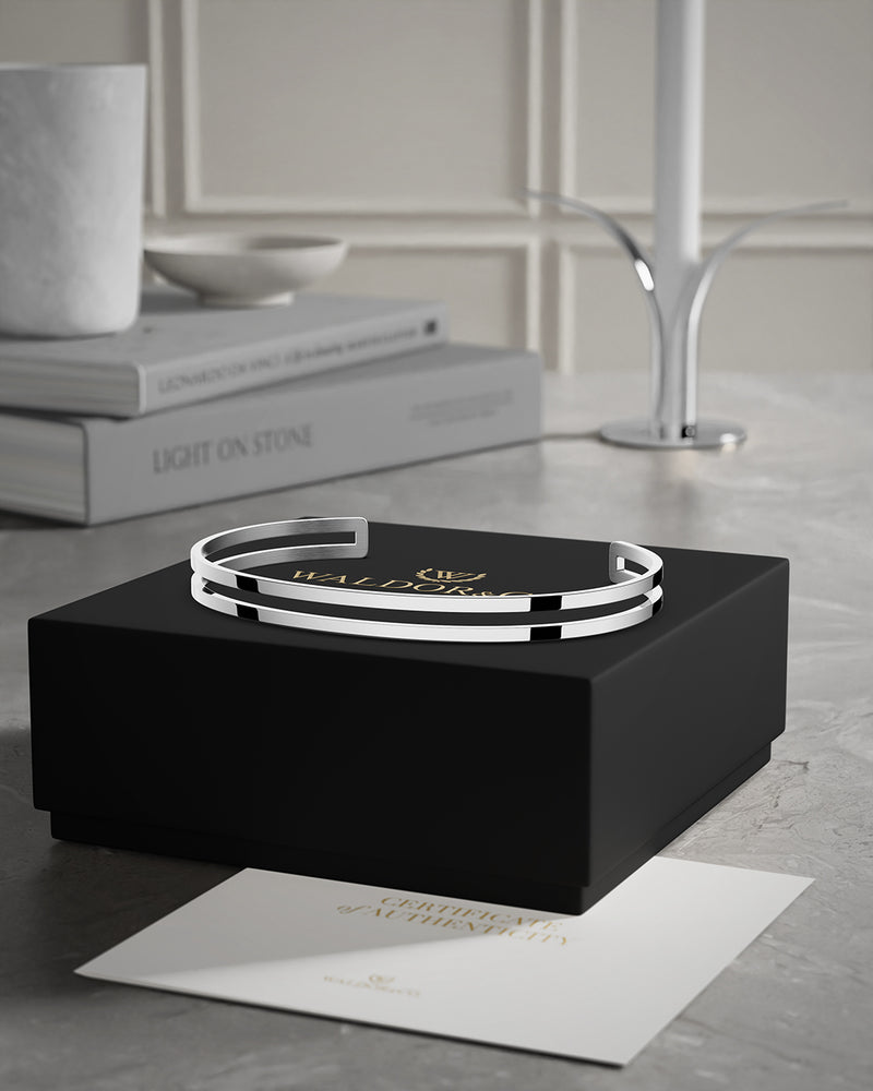 Dual Bangle Polished