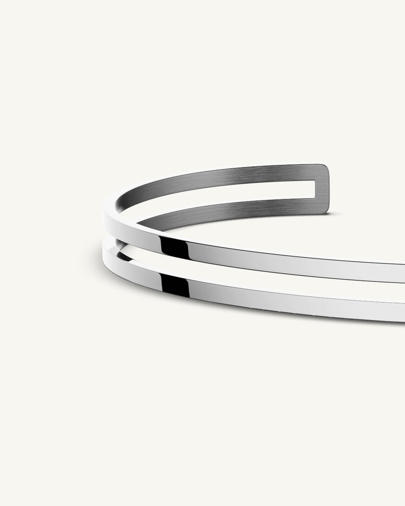Dual Bangle Polished