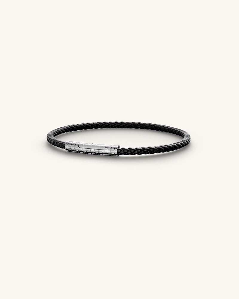 Grid Leather Bracelet