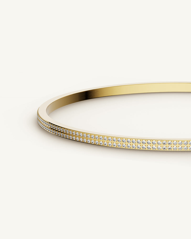 Pavè Bangle Polished