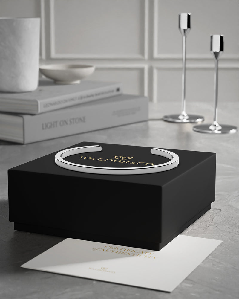 Square Bangle Polished