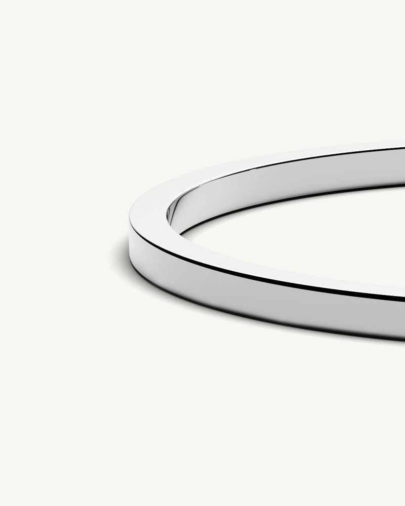 Square Bangle Polished