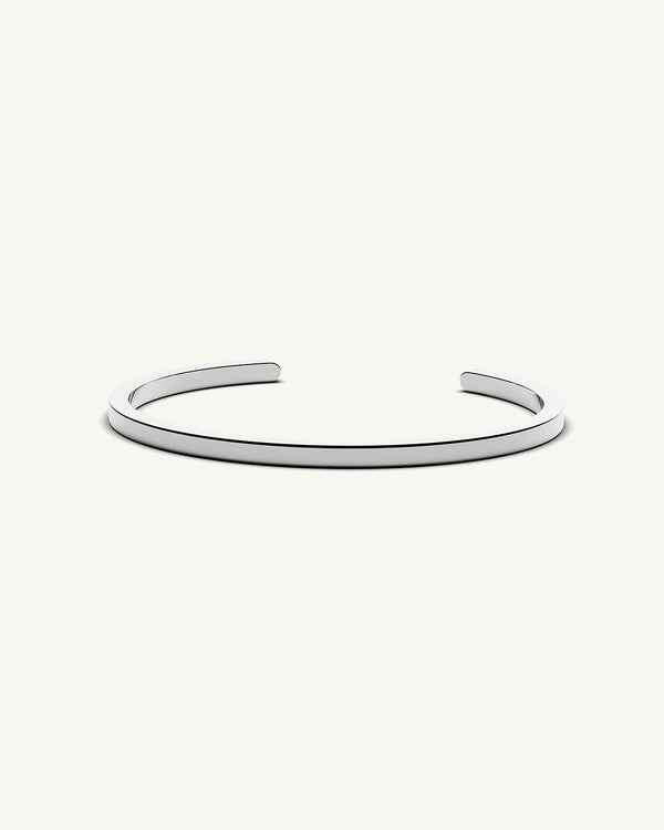 Square Bangle Polished